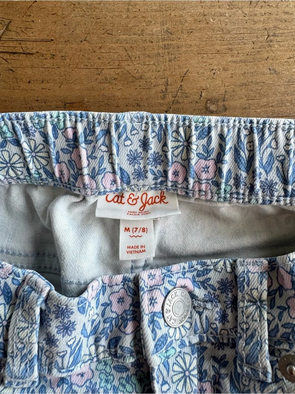 Girls Clothing Bundle – 9-Piece Lot | Size M–L - Floral, Gingham, Plaid